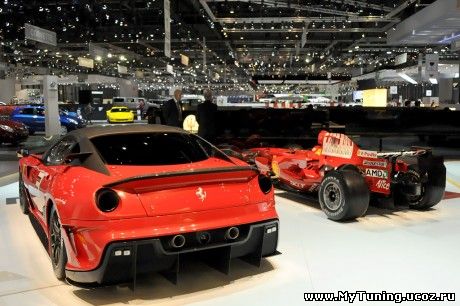 Компания Ferrari представила в Женеве ультимативный спорткар Ferrari 599XX