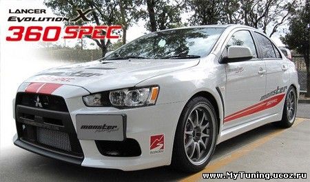 Mitsubishi Lancer EVO X 360 Spec от японского ателье Monster Motor Group